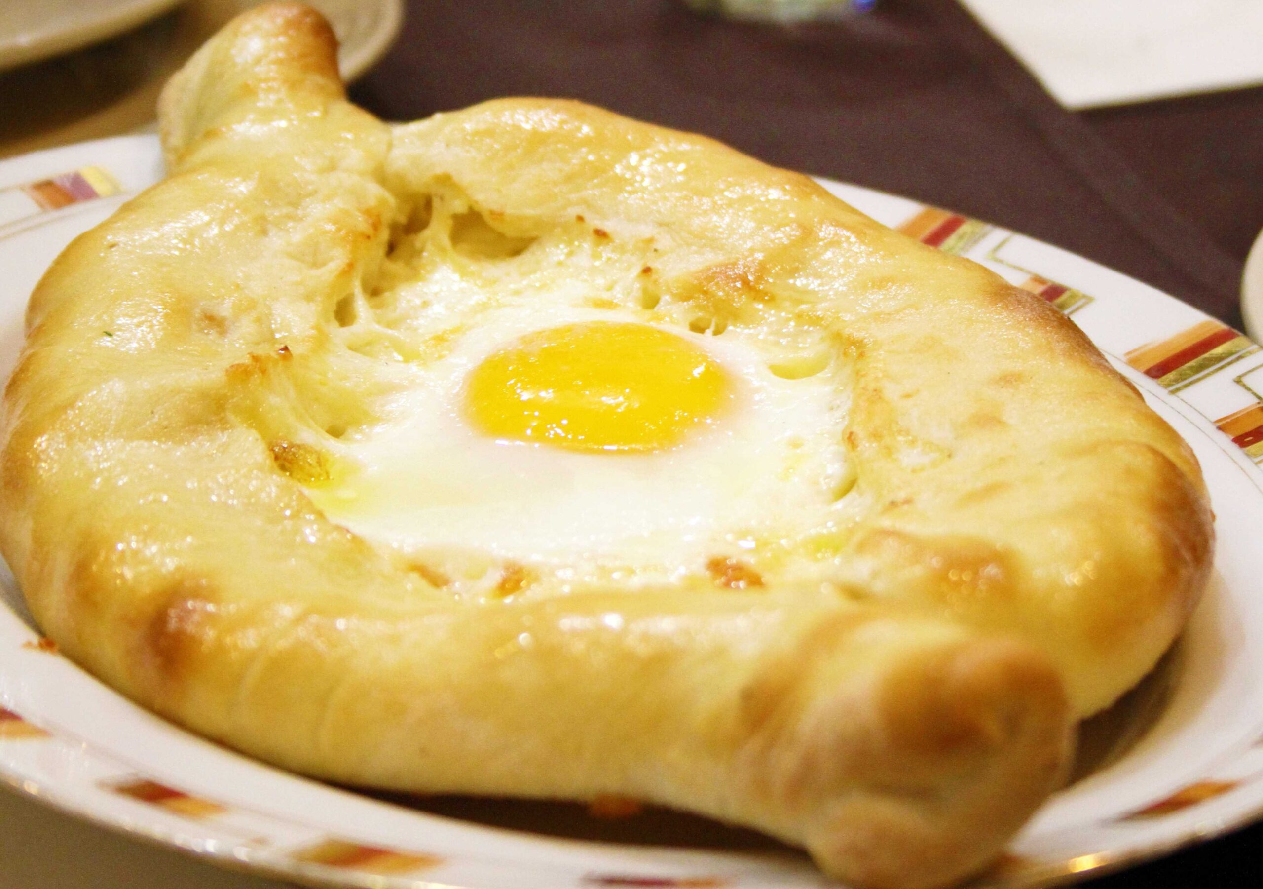 Khachapuri Georgian cheese bread