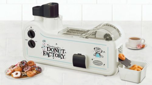 Review of the Nostalgia Electrics MDF200 automatic mini donut maker factory machine for sale