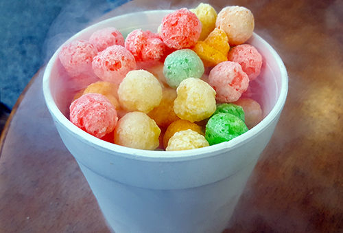 dragon's breath liquid nitrogen puffs san francisco california