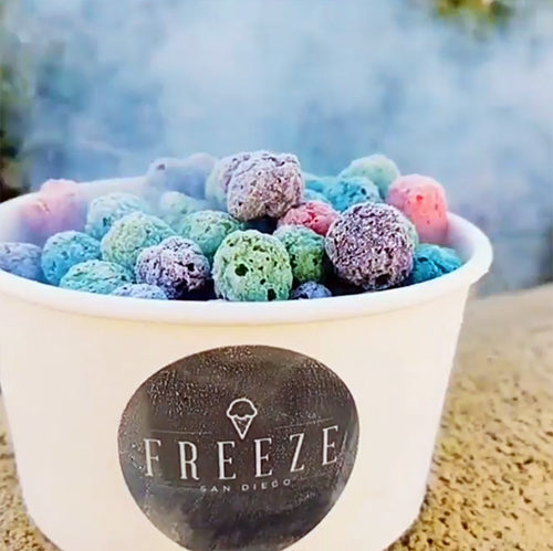 dragon's breath liquid nitrogen puffs san diego california