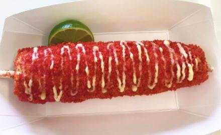 elote flamin hot cheetos