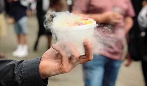 dragon's breath liquid nitrogen puffs saginaw michigan