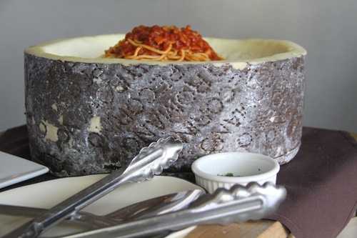 cheese wheel pasta in san diego california