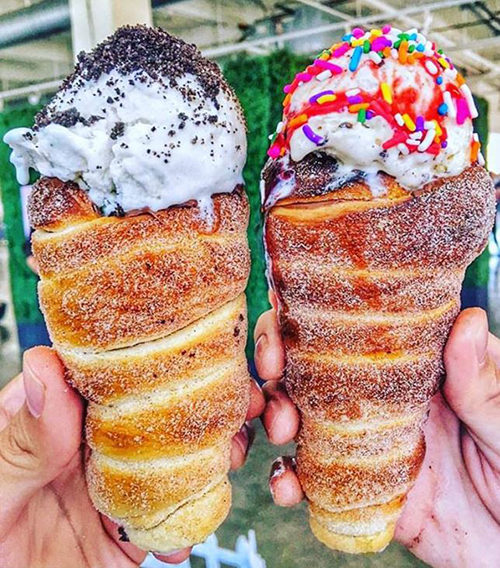 chimney cake chimney cone donut cone los angeles la