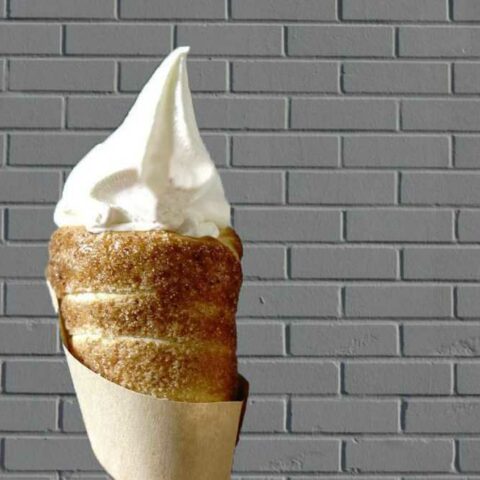 donut doughnut cone chimney cakes