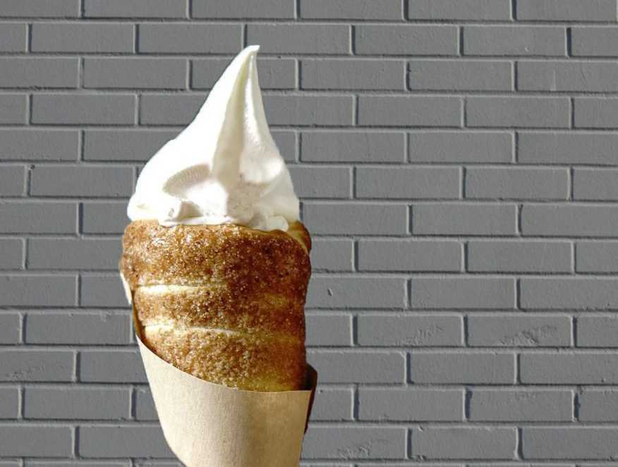 donut doughnut cone