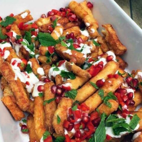 halloumi fries