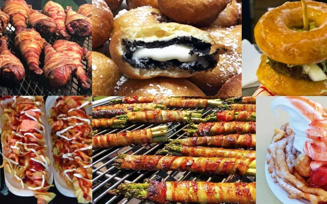State and County Fair foods: bacon-wrapped, deep-fried everything