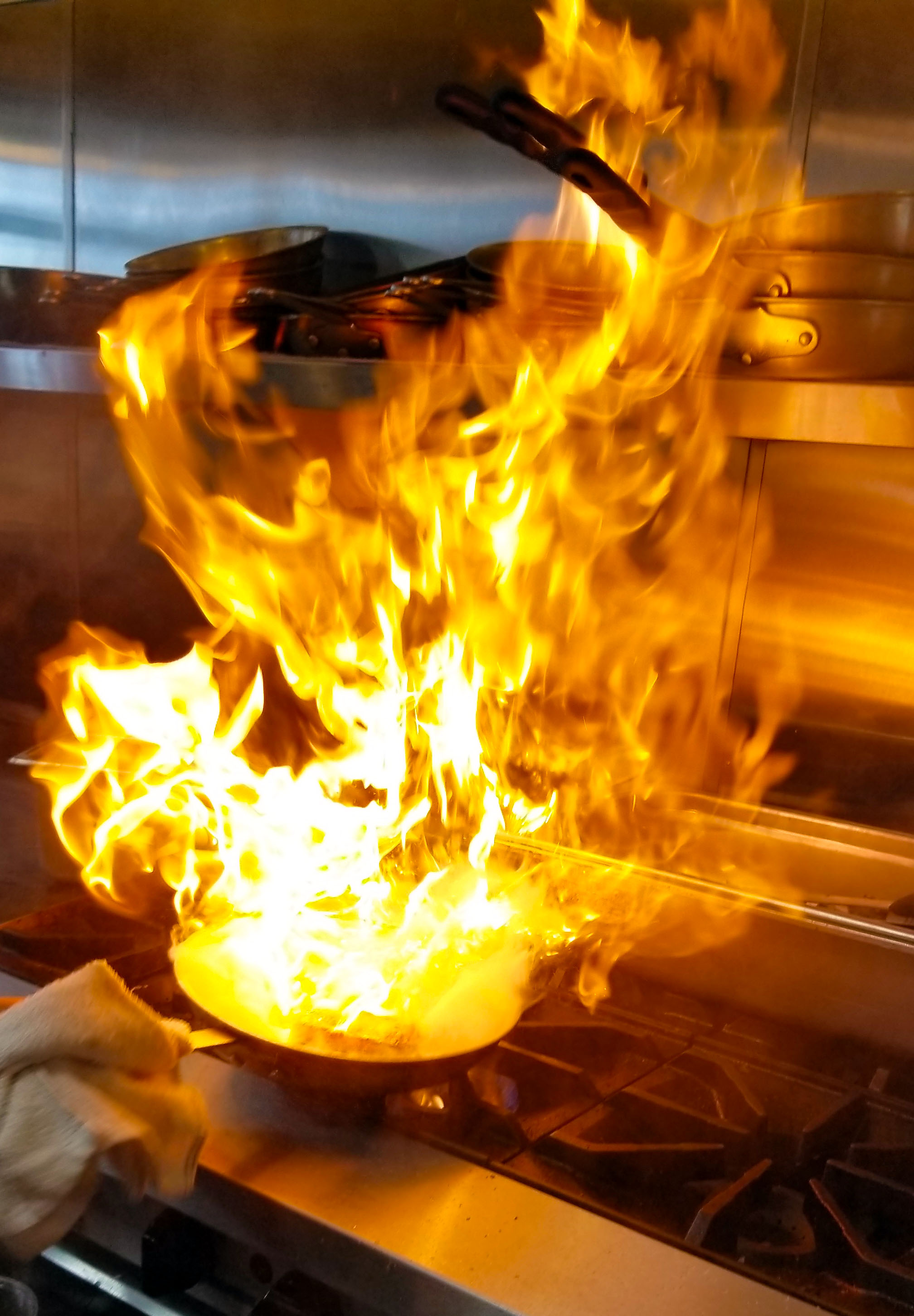 Flaming Saganaki Fried Cheese Recipe Greek Cheese on Fire Near Me