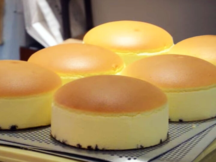 Bouncy Japanese Cheesecake