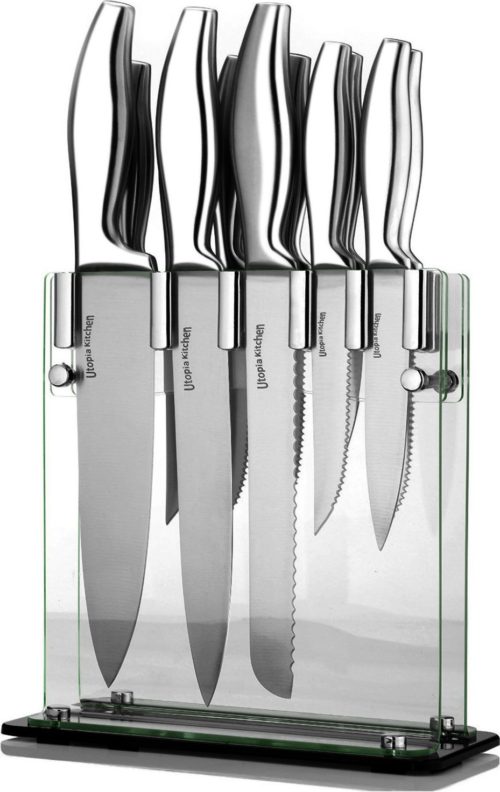 foodie food lover gifts Premium Class Stainless Steel Kitchen Knives Set