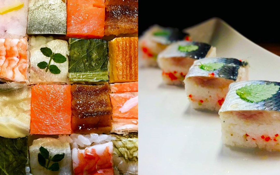 Oshizushi: sushi cubed not rolled