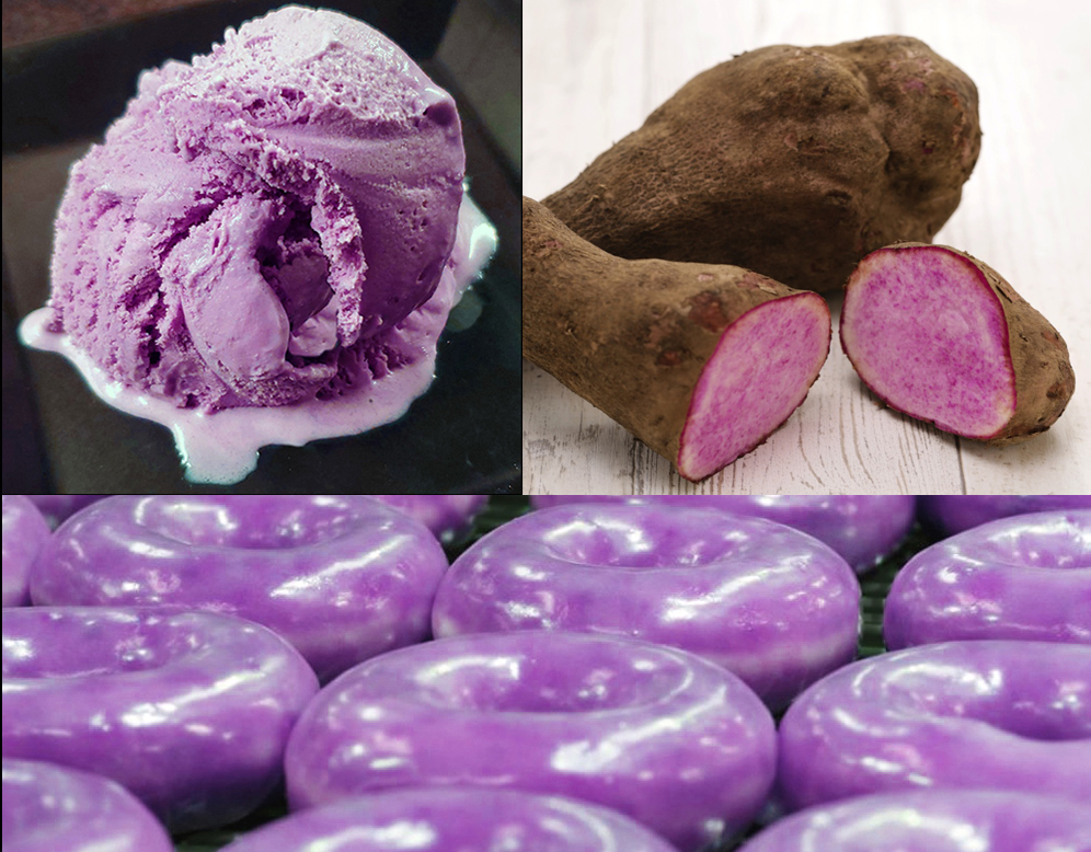 purple yam calories