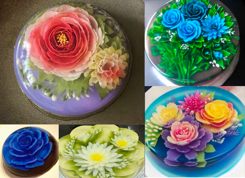 3D Gelatin Art - Where to Find & How to Make Jello Flowers - Glutto Digest