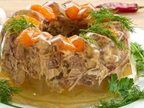 aspic savory gelatin jello salad