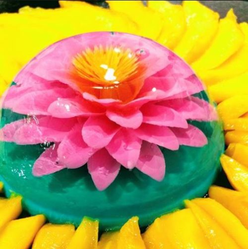 3d Gelatin Art Where To Find How To Make Jello Flowers Glutto Digest