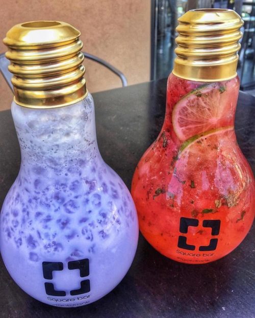 crazy drink containers light bulb drinks