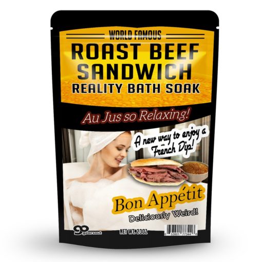 foodie food lover gifts roast beef bath salts