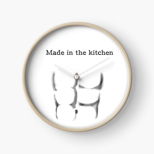 abs are made in the kitchen clock accessories