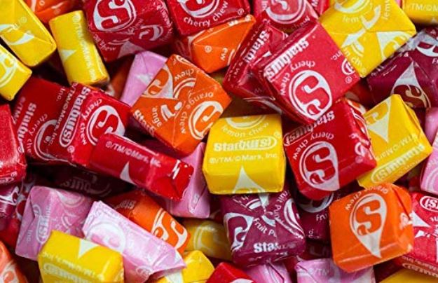 most popular halloween candy starburst