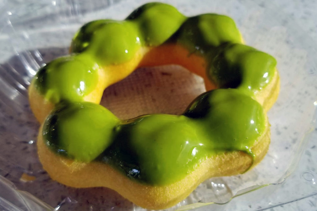 mochi donut green tea