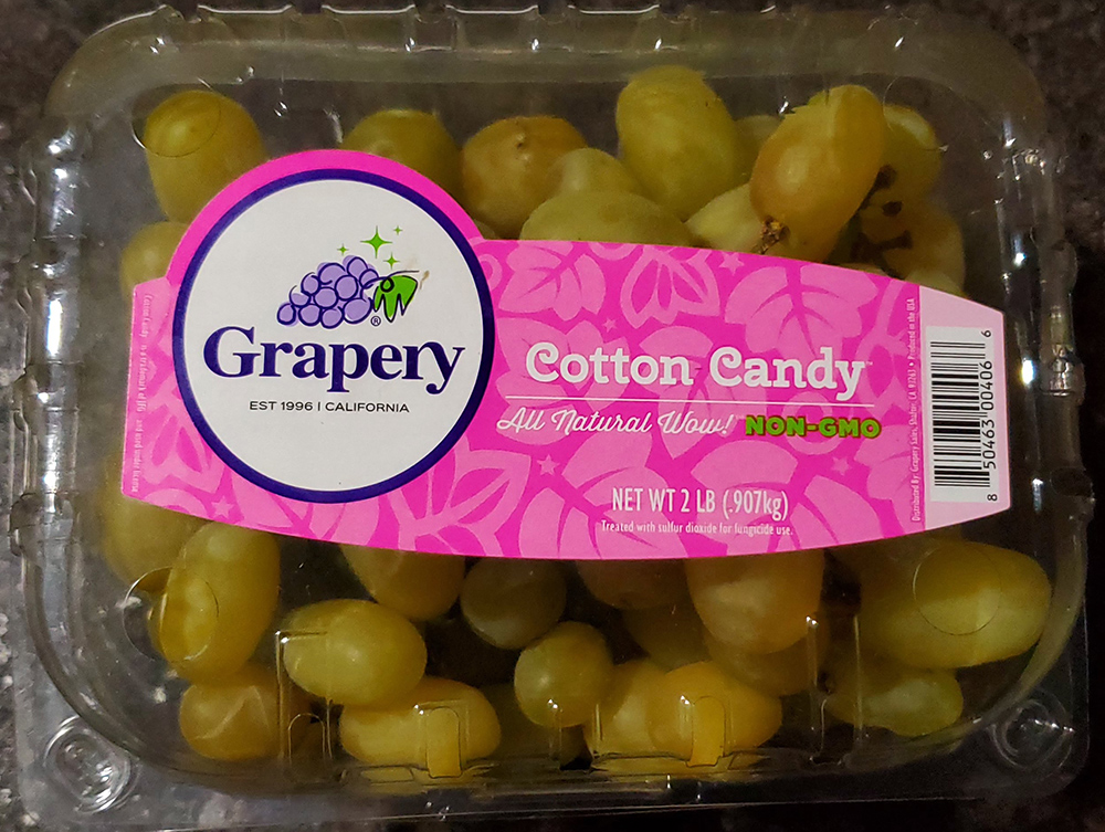 bubblegum cotton candy grapes