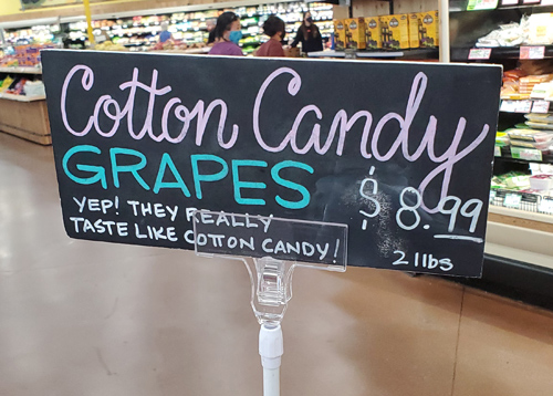 cotton candy grapes price