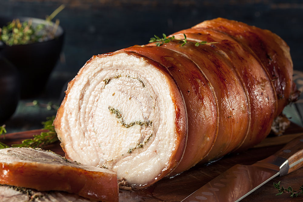 porchetta Italian pork roast