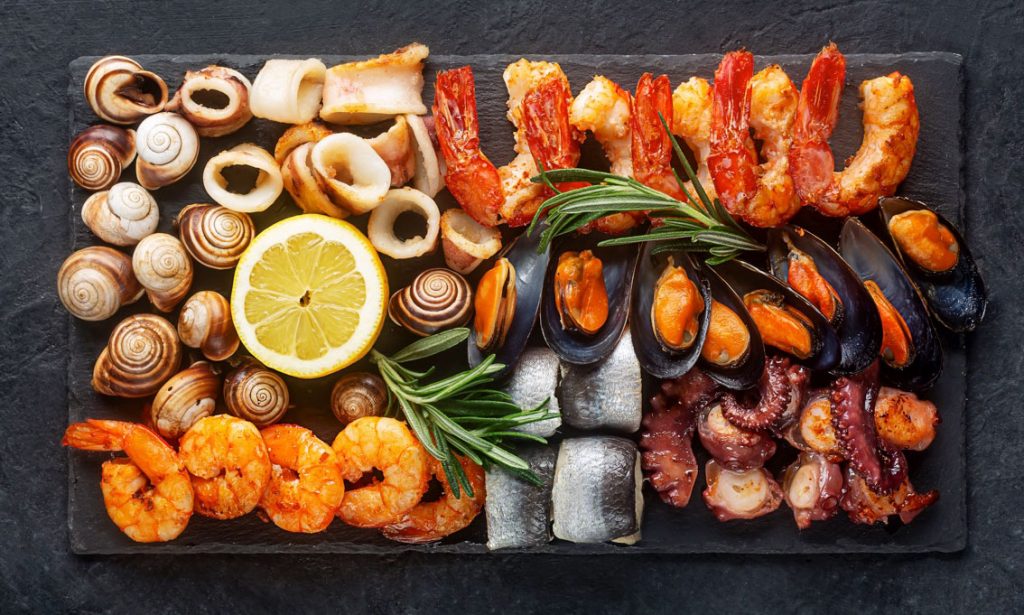 seacuterie seafood charcuterie board