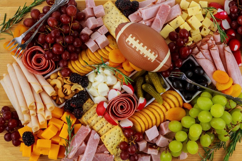 Glutto Digest Super Bowl Charcuterie Board