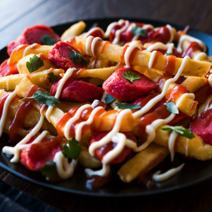 salchipapas peruvian sausage fries