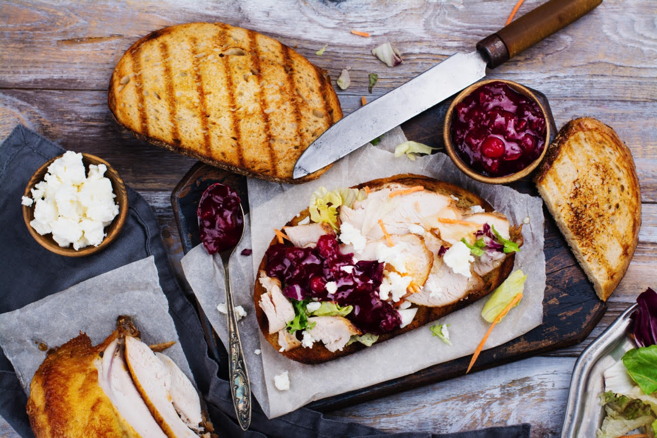 Turkey Cranberry Sandwich Variations Thanksgiving Leftovers Perfected