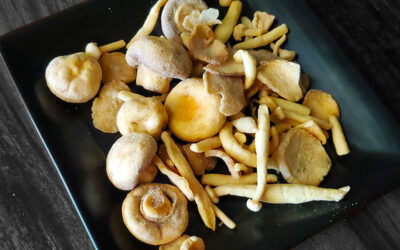 Mushroom Chips: a crispy healthy potato chip alternative